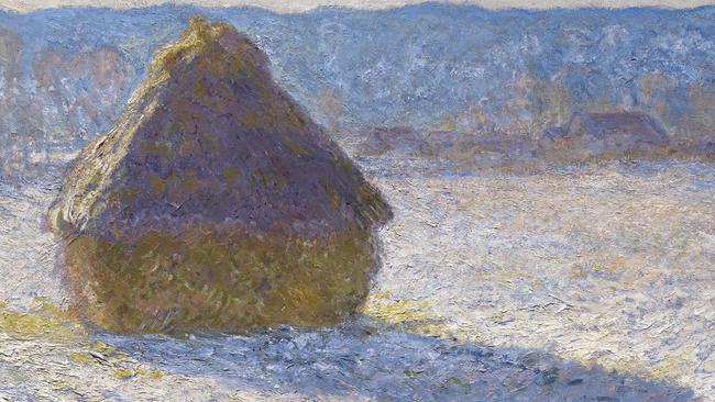 Claude Monet, French, 1840–1926 Grainstack (snow effect), 1891 oil on canvas, 65.4 x 92.4 cm Museum of Fine Arts, Boston. Gift of Miss Aimée and Miss Rosamond Lamb in memory of Mr. and Mrs. Horatio Appleton Lamb. Photography © Museum of Fine Arts, Boston. All Rights Reserved.