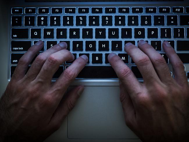 ORGANS .. dark web, hands on a keyboard. Picture: iStock