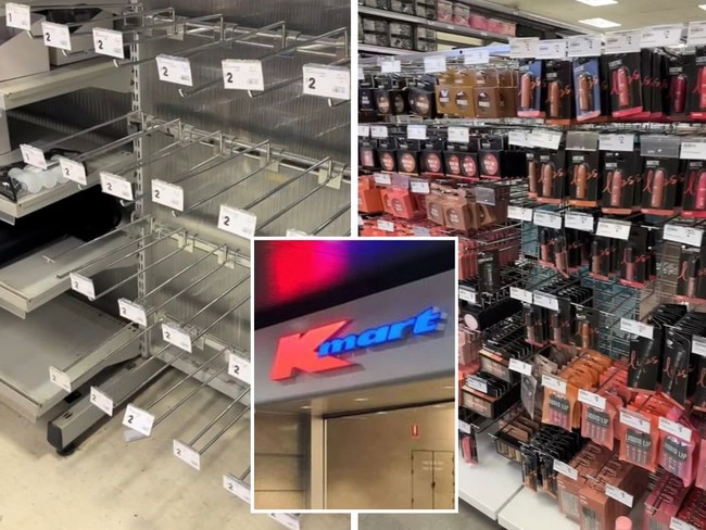 Dismay at Kmart’s empty shelves ignites Target ‘conspiracy theory’. Picture: