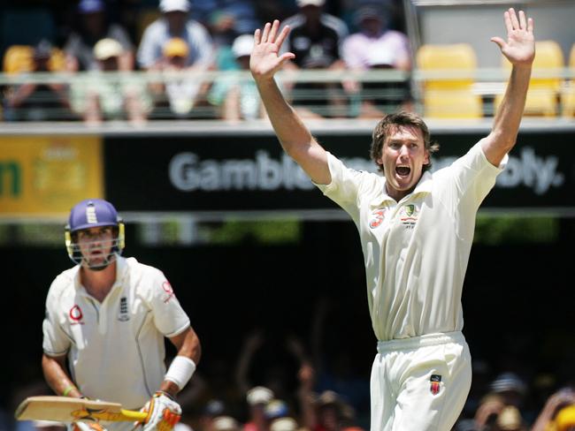 Glenn McGrath wonders what the future holds for Test cricket. Picture: Phil/Hillyard - sport cricket action successfully appeals