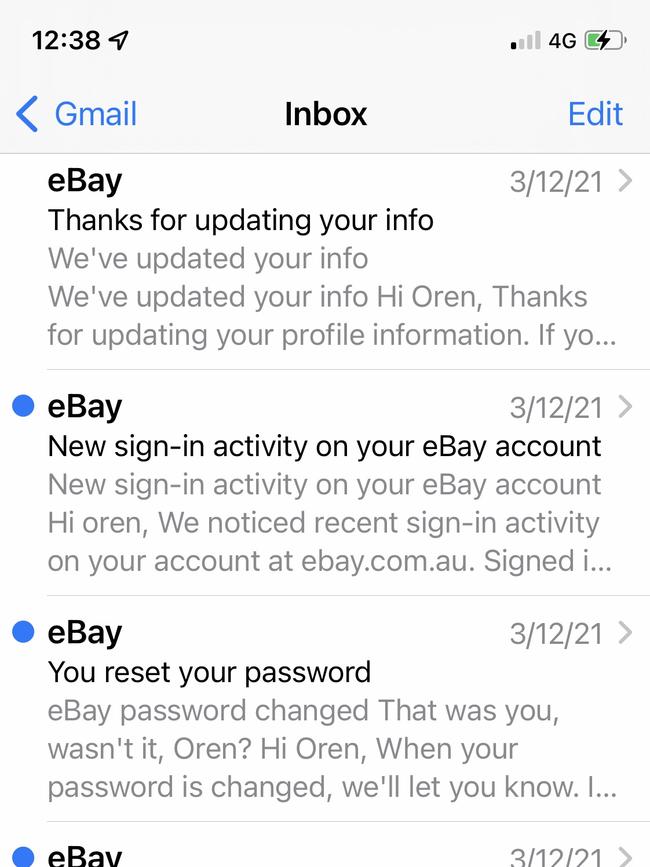 PayPal, eBay, Facebook, Spotify, Google and ServiceNSW were all hacked.