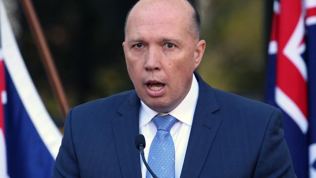 Peter Dutton has expressed his disappointment in the situation. Picture: Gary Ramage