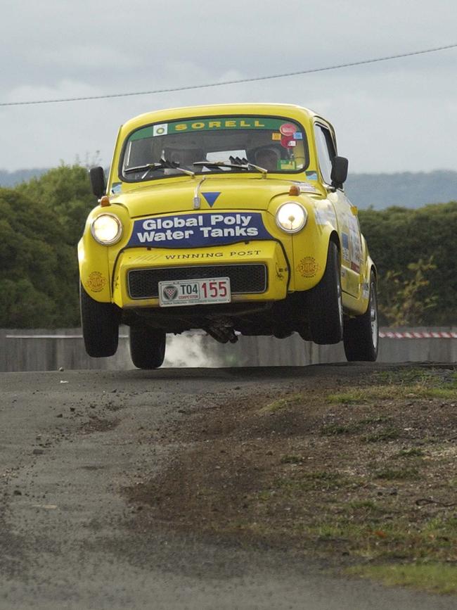 Sport Targa Tasmania 2004 Philip Blake and Tony Gray in the Fiat Picture Ross Marsden