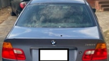 The BMW seized during Mr Slann’s arrest. Picture: SA Police