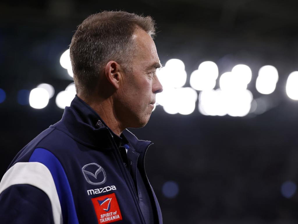 Alastair Clarkson said North Melbourne continued to build belief. Picture: Darrian Traynor/Getty Images.