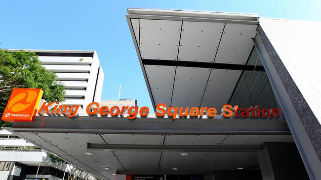 King George Square station allows easy transit to the park. Picture David Clark