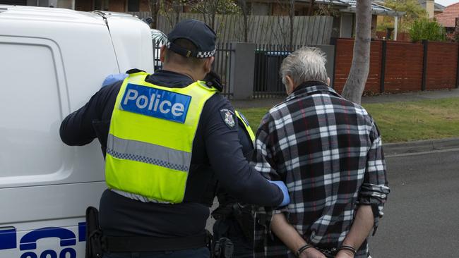 Steve Fabriczy arrested at his Rowville home on Wednesday. Picture: ACT Policing