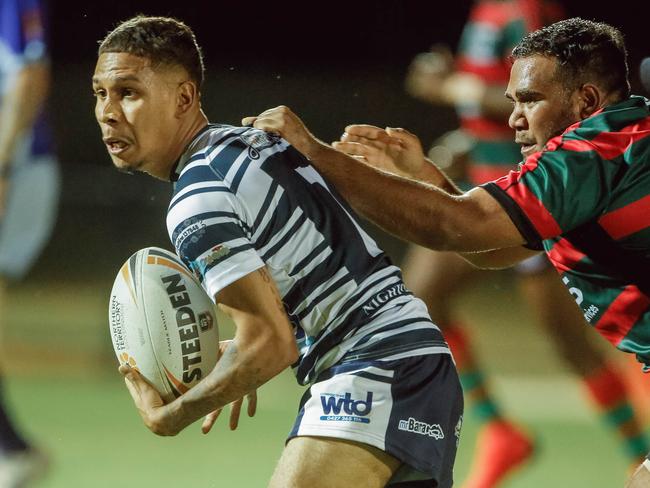 Brothers half Nick Yarran scored a brace against South Darwin. Picture: Glenn Campbell