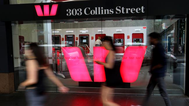 Analysts say Westpac appears to have the biggest exposure to vulnerable sectors. Picture: David Geraghty