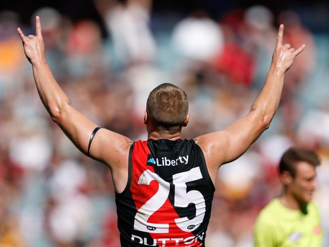 And Jake Stringer booted four goals. Picture: Dylan Burns/AFL Photos