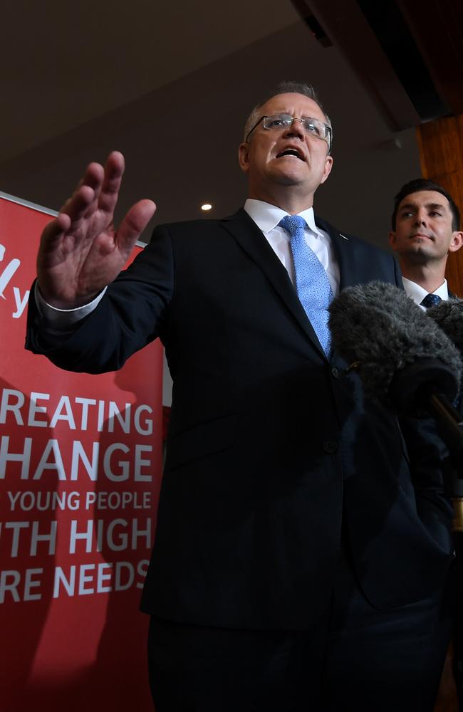 Australian Prime Minister Scott Morrison has preached “love” and “heart” in his first speech as PM. Picture: AAP.