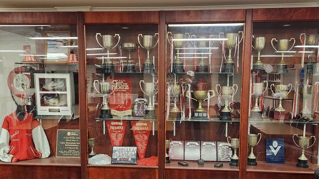 Lalor well-stocked trophy cabinet at Lalor Reserve.