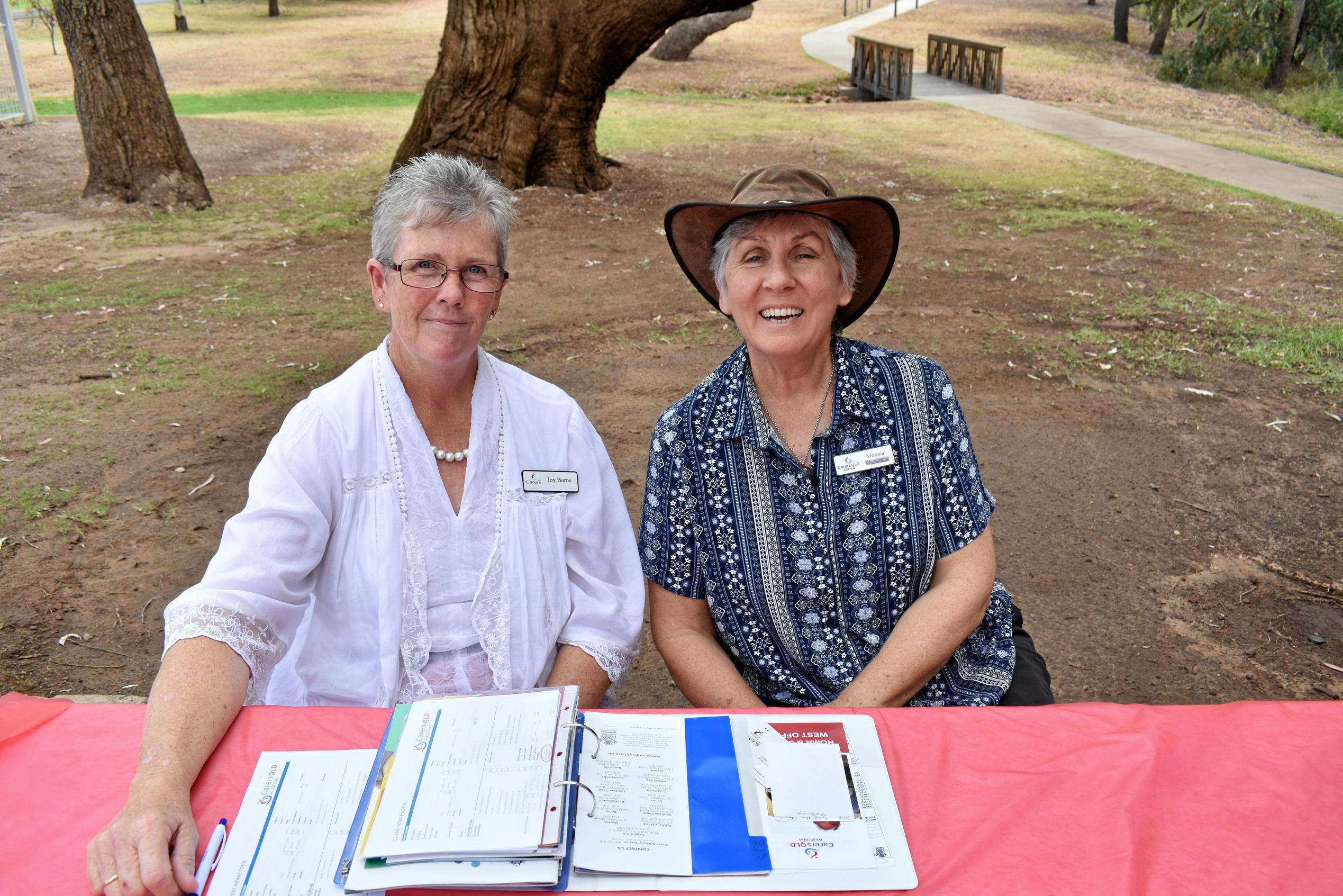 Joy Burns and Monica Kennedy. Picture: Jorja McDonnell