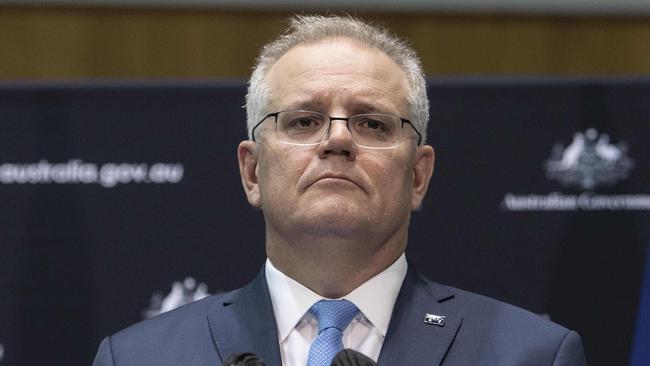 Scott Morrison in Canberra on Friday. Picture: Gary Ramage