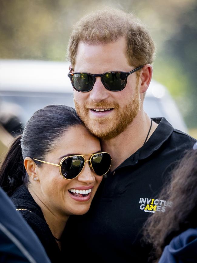 Prince Harry and his wife, Meghan Markle. Picture: Getty Images