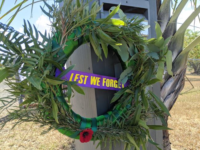 PAYING RESPECTS: John and Sue Gregor were not about to let Anzac Day pass them by. Photo: Ebony Graveur