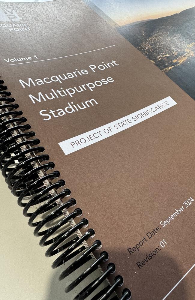 Application for proposed Macquarie Point Stadium is released. Picture: Nikki Davis-Jones