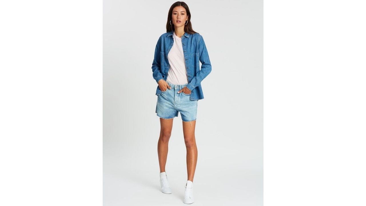 Outland Denim Annie Shorts from The Iconic