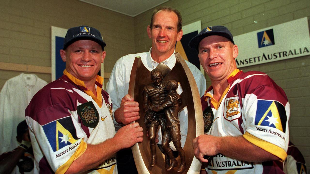 Kevin Walters (L) and Allan Langer (R) were central to Brisbane’s brilliant 1990s premiership-winning teams