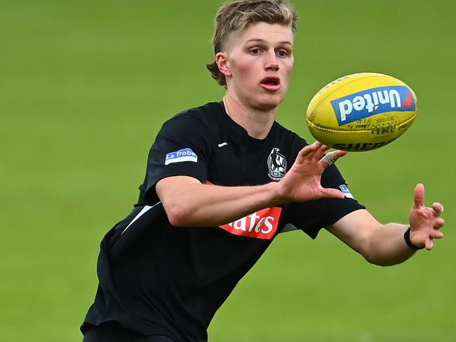 Former Magpie Jay Rantall is an addition to Geelong’s VFL list. Photo: by Quinn Rooney/Getty Images