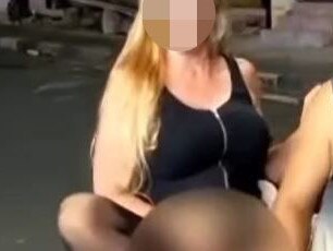 A Danish tourist has allegedly been detained after exposing her genitals on a motorbike in Bali