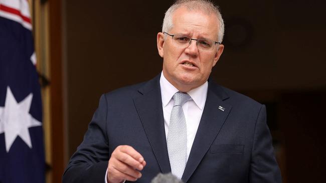 Scott Morrison laid down the law. Picture: AFP