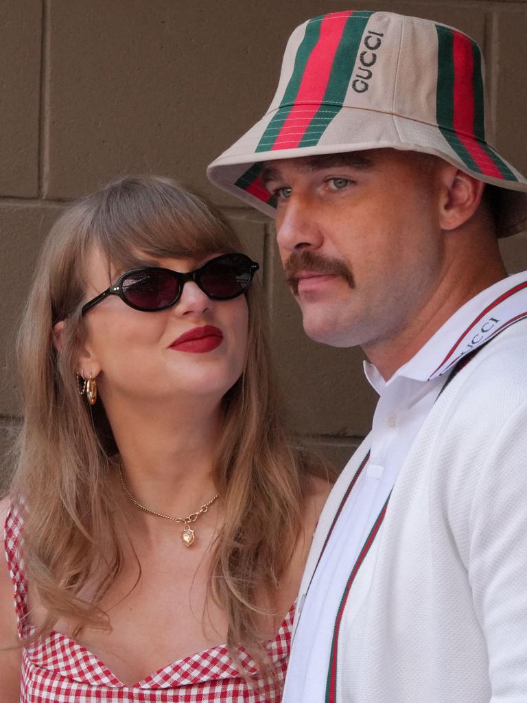 They’ve been dating since 2023. Picture: TIMOTHY A. CLARY / AFP