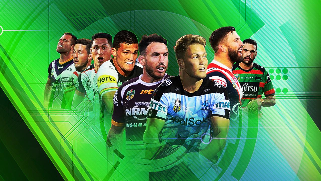 The NRL Top 8 ladder from Round 20 onwards.