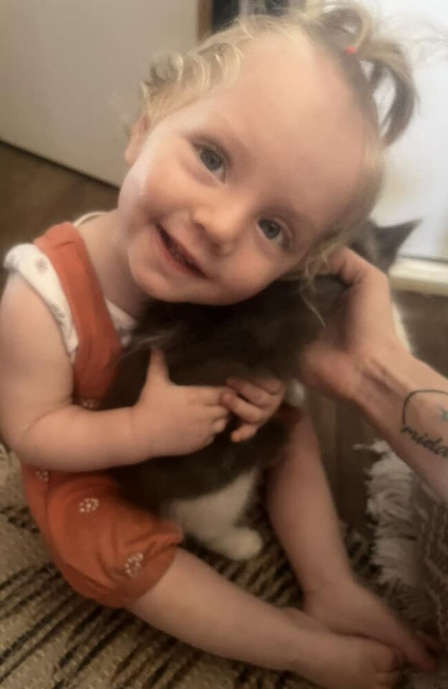 Lucie Rae Rodgers: Born on 29/07/2022, Lucie has been nominated by her mum, Bonnie-lee Porter. “This photo is of my sweet girl, Lucie and her kitty cat,” Bonnie-lee said.