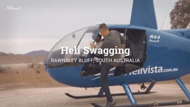 Heli-swagging