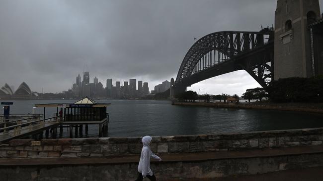 Sydney will be hit by heavy rain and storms on Saturday. Picture: NCA NewsWire / Steven Saphore