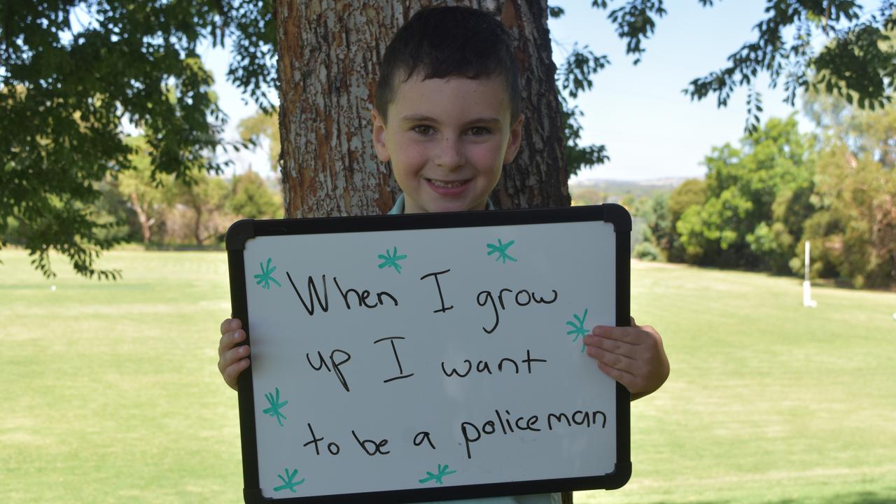 My First Year - Lutheran School Wagga Wagga students say what they would like to be when they grow up. Picture: Sam Turner