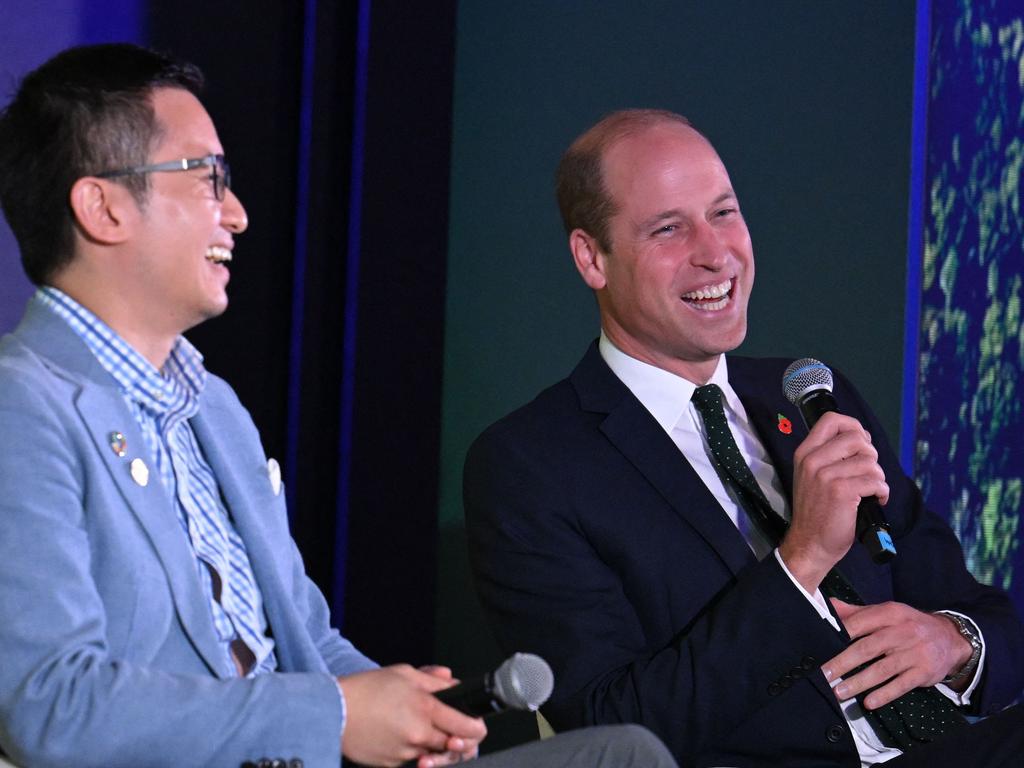 Prince William, in Singapore, said he wants to go “a step further” than his family in “bringing change”. Picture: AFP