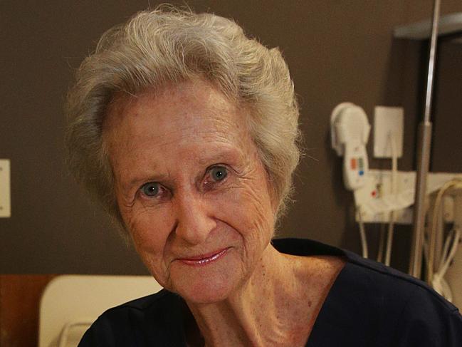 Betty Michie with 4 hour old Mithat Sema. Betty has been delivering babies at the Royal Hospital for Women for almost 44 years. Although officially retired, she remains on the hospitalÕs casual midwifery pool.