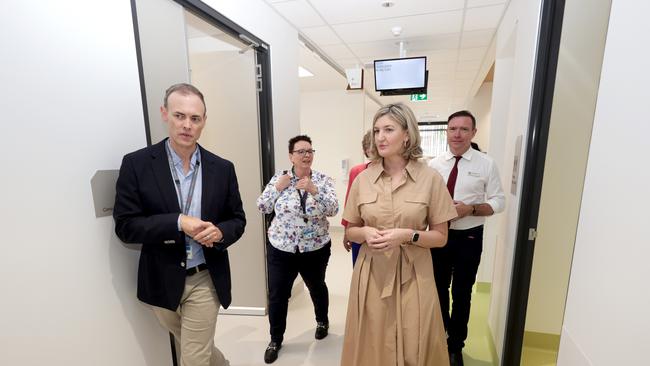 Health Minister Shannon Fentiman, at Eight Mile Plains Satellite Hospital. Photo Steve Pohlner