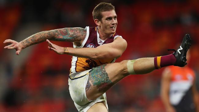 Dayne Beams in action for Brisbane. Picture: Phil Hillyard