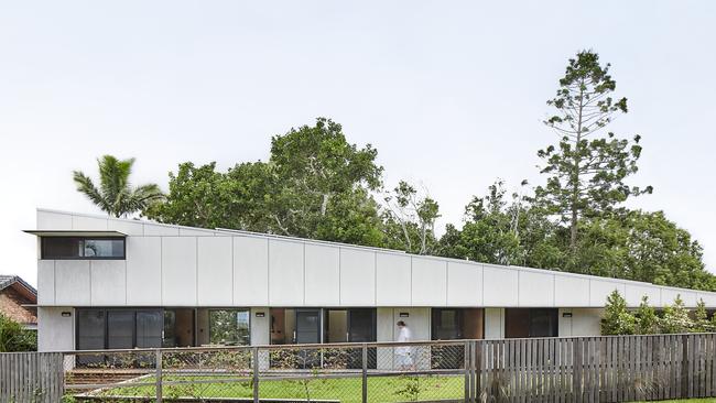 This home in Ocean Shores, designed by Brisbane-based architecture firm Atelier Chen Hung, featured on Grand Designs Australia. It is now being leased as a holiday home.