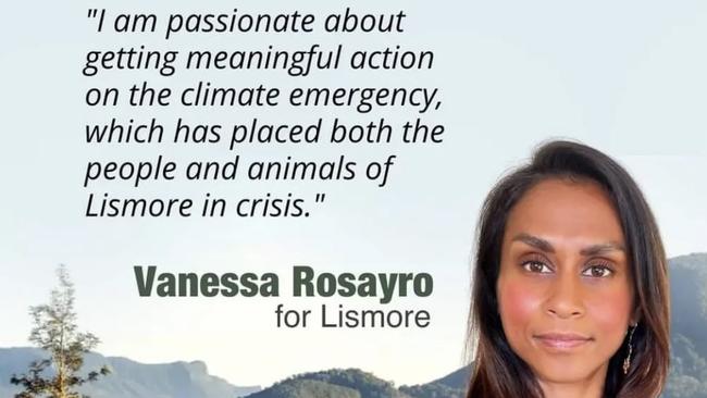 , Animal Justice Party candidate Vanessa Rosayro. Picture: Supplied