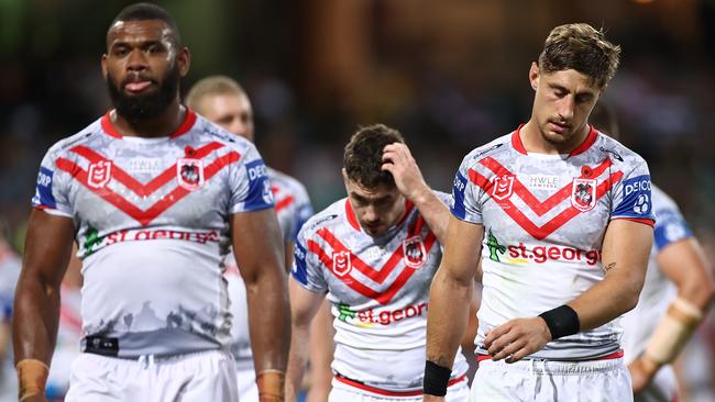 The Dragons had a rough end to last season — and the bookies have taken notice. Picture: Getty Images