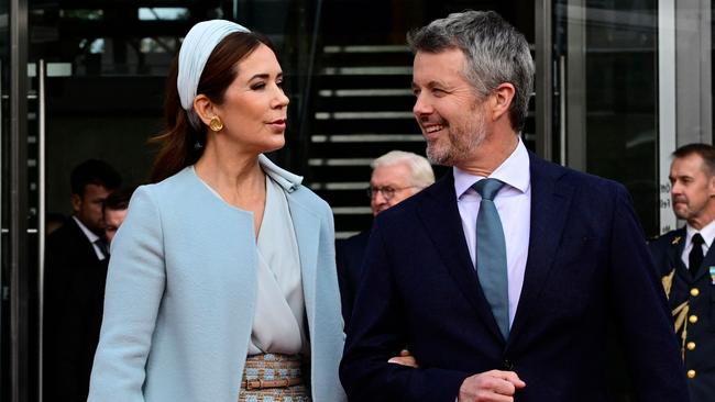 Mary and King Frederik in October. Picture: John MacDougall/AFP