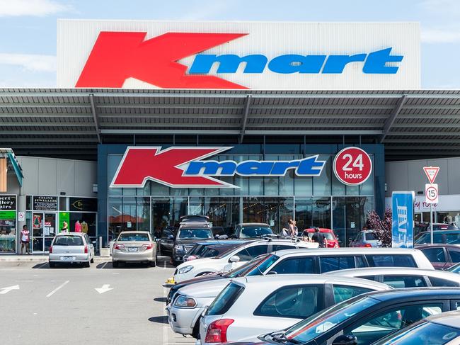 Melbourne, Australia - January 2, 2015: Kmart store in Burwood in suburban Melbourne. Kmart is a discount department store owned by Wesfarmers.