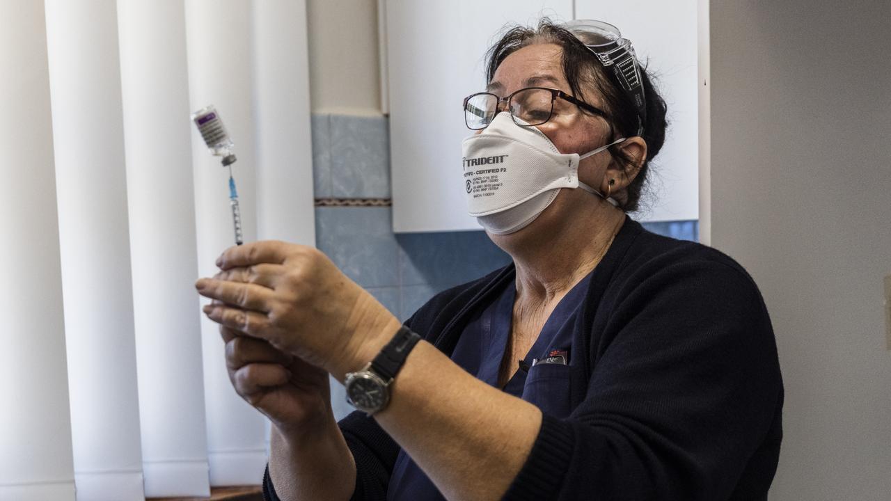 Opening up with only 50 per cent of adults vaccinated in NSW would be “unethical”, McLaws says. Picture: Brook Mitchell/Getty Images