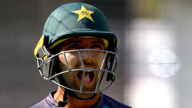 Pakistan’s batsman have been hit in the nets all week – but know that’s what awaiting them from Thursday. Picture: AAP