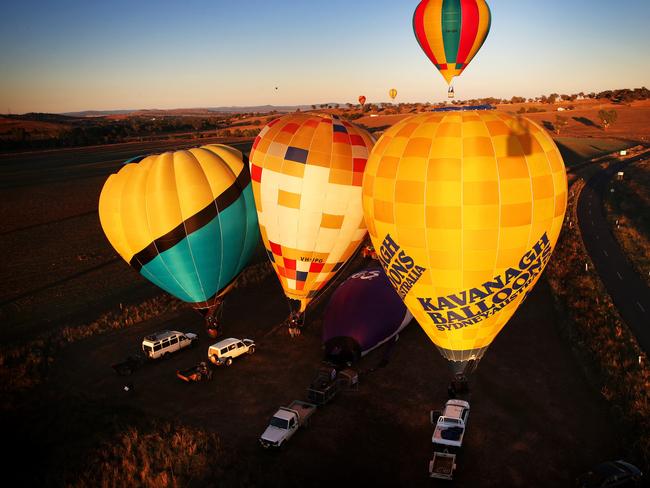 Canowindra is the balloon capital of Australia.