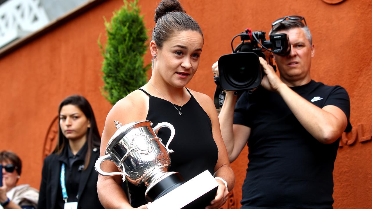 Barty was done after the French Open. Photo by Julian Finney/Getty Images