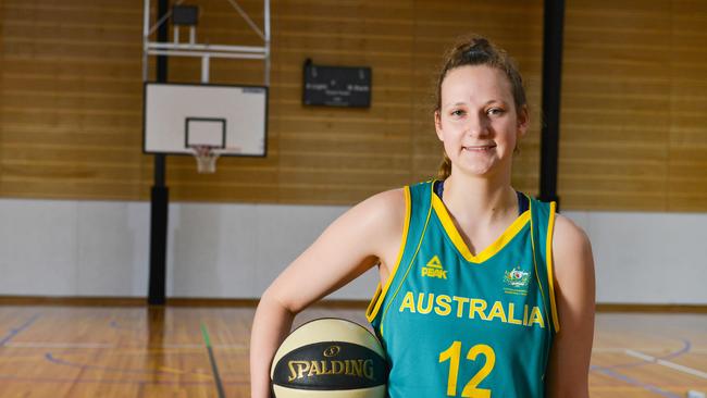 Mackay Meteorettes basketball Chelsea Brook has been selected in a squad of 21 for Australia’s upcoming Asia Cup. Picture: Brenton Edwards