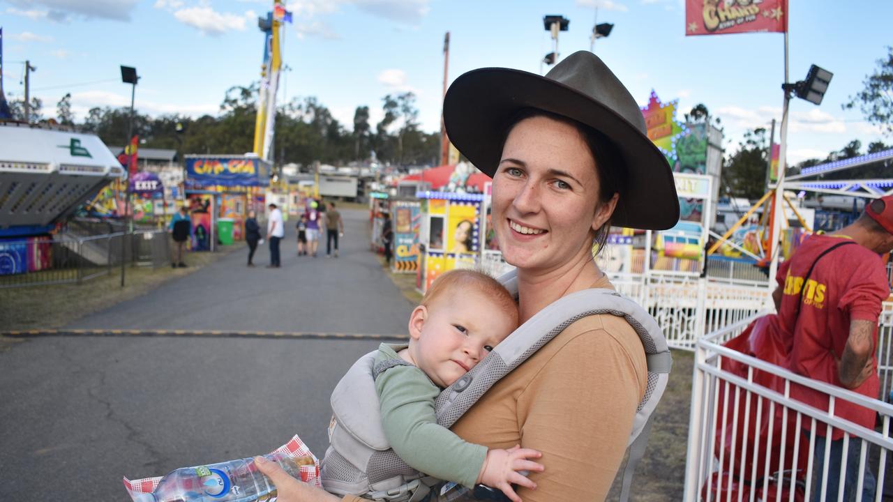 Lorelei and Olivia Douglas at the 2023 Gatton Show on Friday, July 21. Picture: Peta McEachern