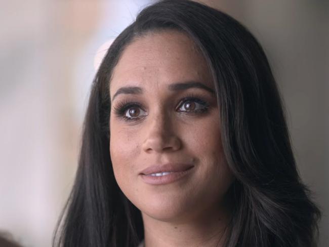 Meghan Markle claims she barely knows Samantha Markle. Picture: Netflix