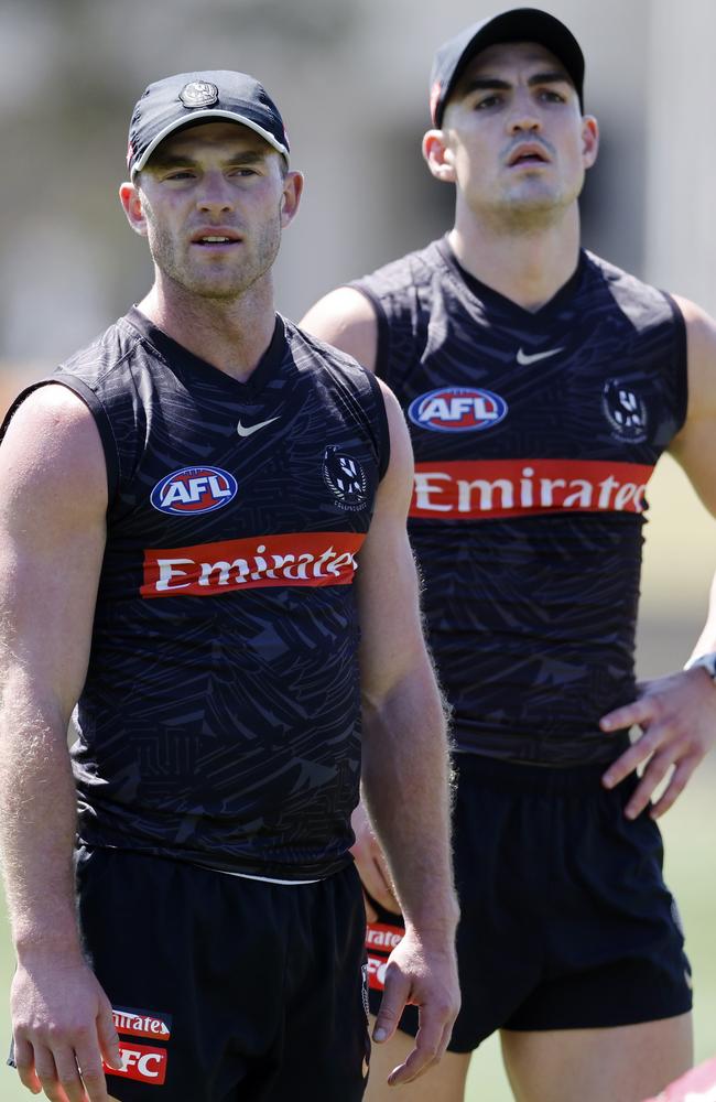 Tom Mitchell at preseason training in November. . Picture: Michael Klein