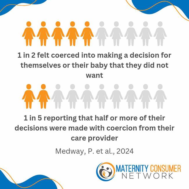 Tables from the Maternity Consumer Network about PTSD. Source: Supplied.